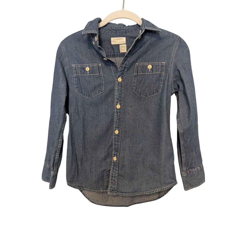 J. Crew Crewcut Boys Denim Shirts Size 8, Clean, super pre-owned condition.